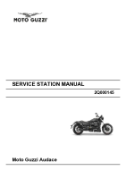Moto Guzzi Audace - Service manual 2015 EN